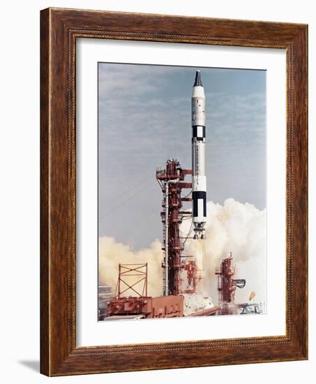 Gemini 12 Space Capsule-null-Framed Photographic Print