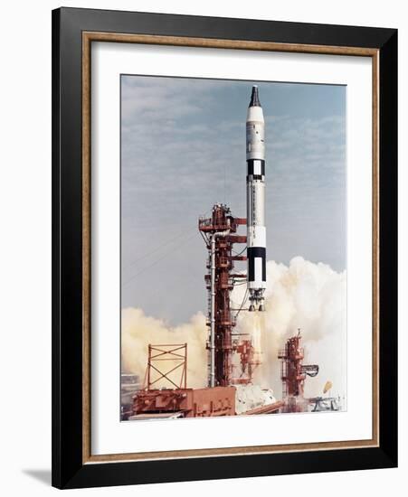 Gemini 12 Space Capsule-null-Framed Photographic Print