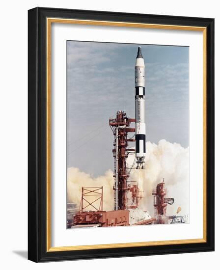 Gemini 12 Space Capsule-null-Framed Photographic Print