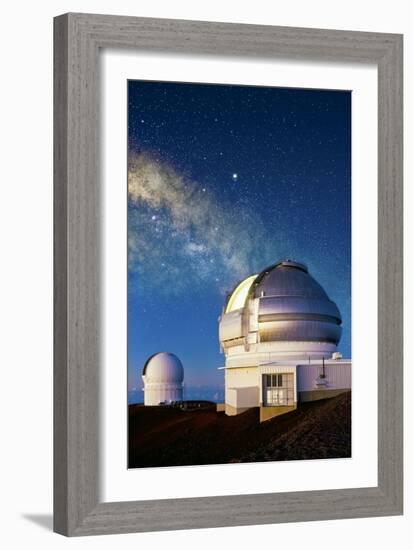 Gemini North Telescope, Hawaii-David Nunuk-Framed Photographic Print