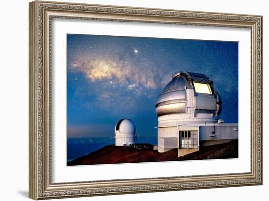 Gemini North Telescope, Hawaii-David Nunuk-Framed Photographic Print