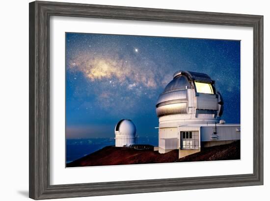 Gemini North Telescope, Hawaii-David Nunuk-Framed Photographic Print