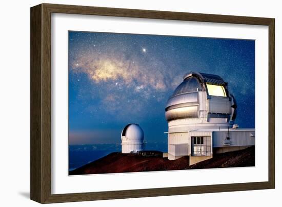 Gemini North Telescope, Hawaii-David Nunuk-Framed Photographic Print