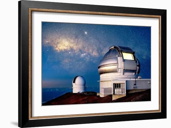 Gemini North Telescope, Hawaii-David Nunuk-Framed Photographic Print