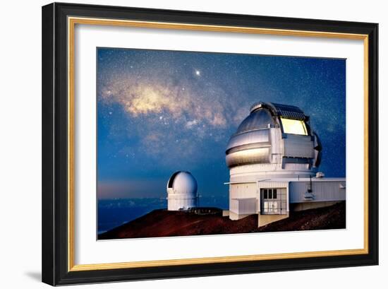 Gemini North Telescope, Hawaii-David Nunuk-Framed Photographic Print