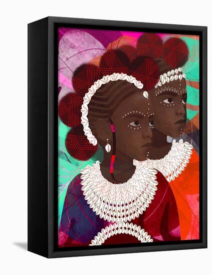 Gemini-Erin K. Robinson-Framed Stretched Canvas