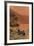 Gemsbok and Sand Dunes, Namib-Naukluft National Park, Namibia-David Wall-Framed Photographic Print