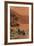 Gemsbok and Sand Dunes, Namib-Naukluft National Park, Namibia-David Wall-Framed Photographic Print