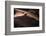 Gemsbok (Oryx Gazella) Two Walking across Sand Dunes, Aerial View. Namibia-Wim van den Heever-Framed Photographic Print