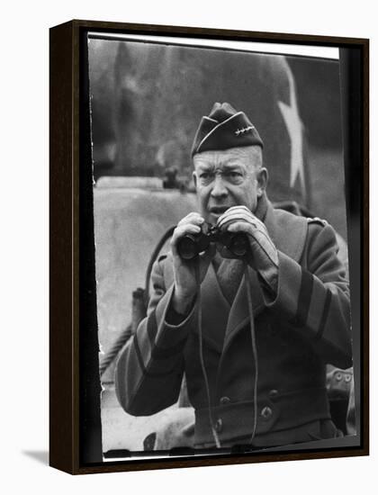 Gen. Dwight Eisenhower, Commander in Chief of the Allied Invasion Forces-Frank Scherschel-Framed Premier Image Canvas