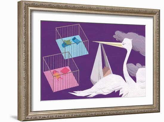 Gender Roles-A Richard Allen-Framed Giclee Print