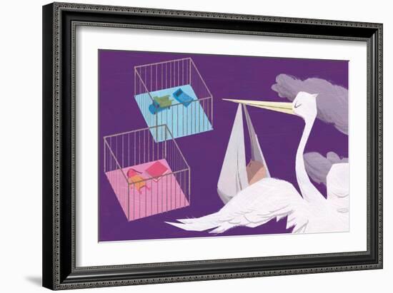 Gender Roles-A Richard Allen-Framed Giclee Print