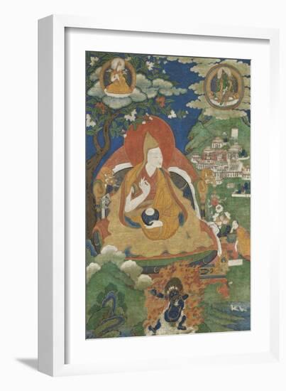 Gendün Drup, 1er Dalaï-Lama (1391-1474)-null-Framed Giclee Print