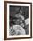 Gene Krupa, American Drummer and Jazz Band Leader, Playing Drums at the Club Hato on the Ginza-Margaret Bourke-White-Framed Premium Photographic Print