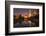 Gene Leahy Mall Skyline at Dawn, Omaha, Nebraska, USA-Walter Bibikow-Framed Photographic Print