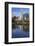 Gene Leahy Mall Skyline, Omaha, Nebraska, USA-Walter Bibikow-Framed Photographic Print