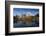 Gene Leahy Mall Skyline, Omaha, Nebraska, USA-Walter Bibikow-Framed Photographic Print