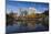 Gene Leahy Mall Skyline, Omaha, Nebraska, USA-Walter Bibikow-Mounted Photographic Print