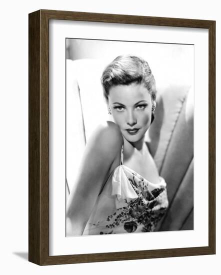 Gene Tierney, 1946-null-Framed Photo