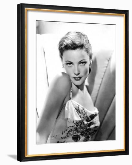 Gene Tierney, 1946-null-Framed Photo