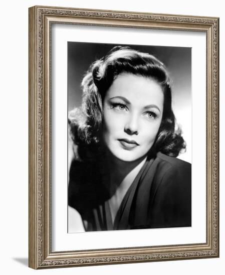 Gene Tierney, c.1940s-null-Framed Photo