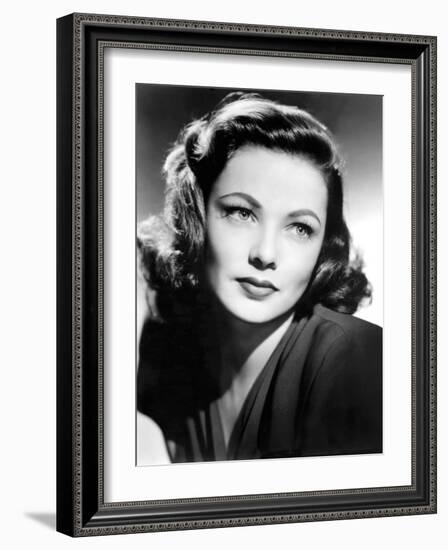 Gene Tierney, c.1940s-null-Framed Photo