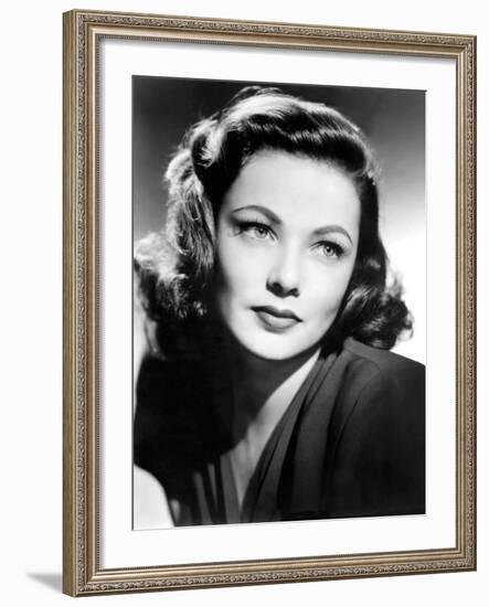 Gene Tierney, c.1940s-null-Framed Photo