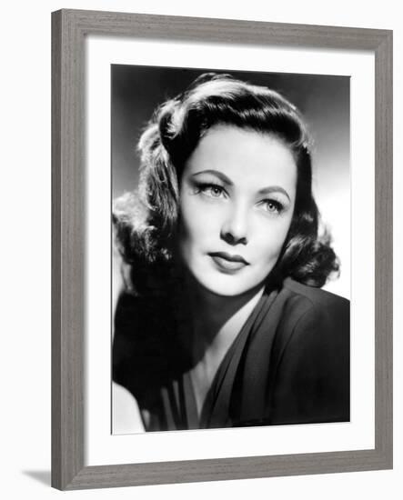 Gene Tierney, c.1940s-null-Framed Photo