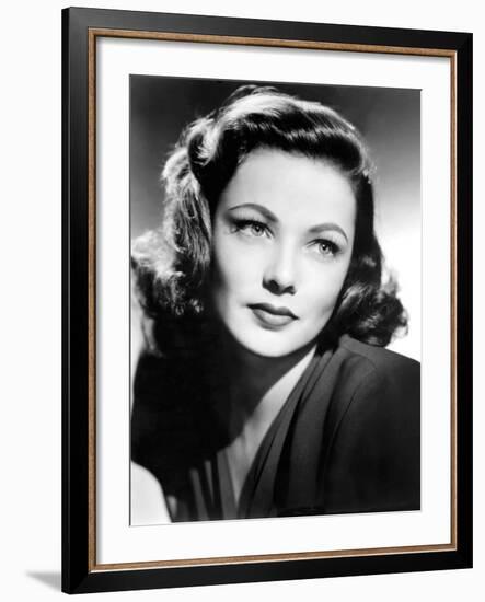 Gene Tierney, c.1940s-null-Framed Photo