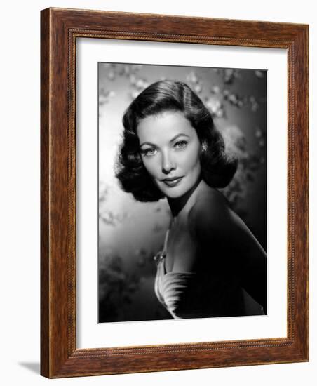 Gene Tierney, c.1950-null-Framed Photo