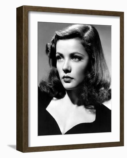 Gene Tierney, Early 1940s-null-Framed Photo