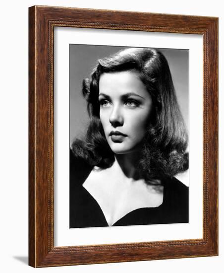 Gene Tierney, Early 1940s-null-Framed Photo