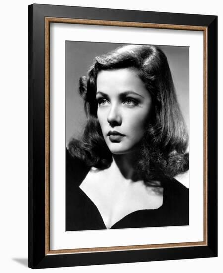 Gene Tierney, Early 1940s-null-Framed Photo