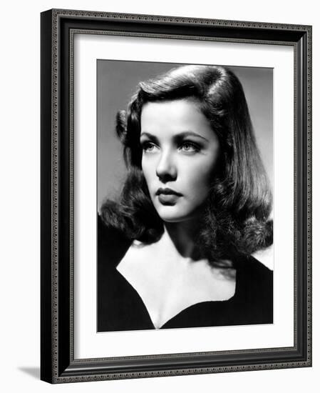 Gene Tierney, Early 1940s-null-Framed Photo