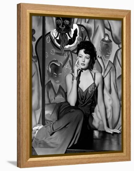 Gene Tierney. "The Shanghai Gesture" 1941, Directed by Josef Von Sternberg-null-Framed Premier Image Canvas