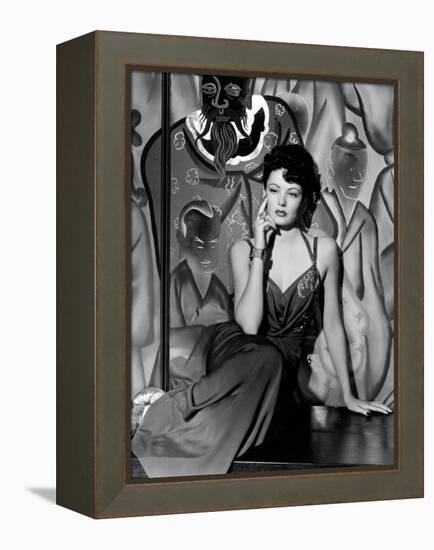 Gene Tierney. "The Shanghai Gesture" 1941, Directed by Josef Von Sternberg-null-Framed Premier Image Canvas