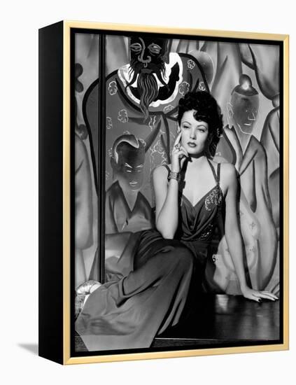 Gene Tierney. "The Shanghai Gesture" 1941, Directed by Josef Von Sternberg-null-Framed Premier Image Canvas