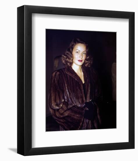 Gene Tierney-null-Framed Photo