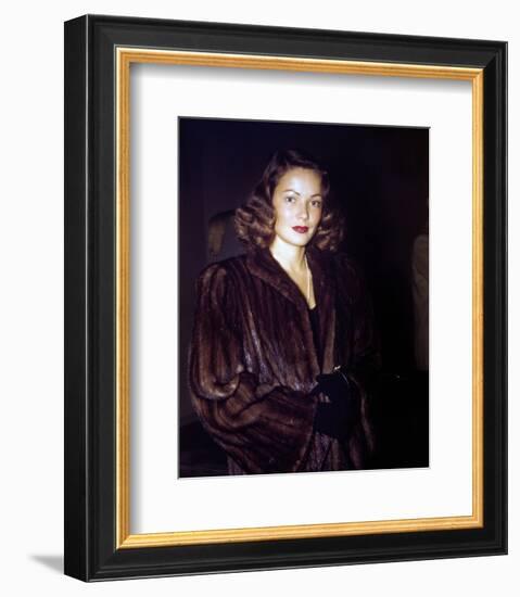 Gene Tierney-null-Framed Photo