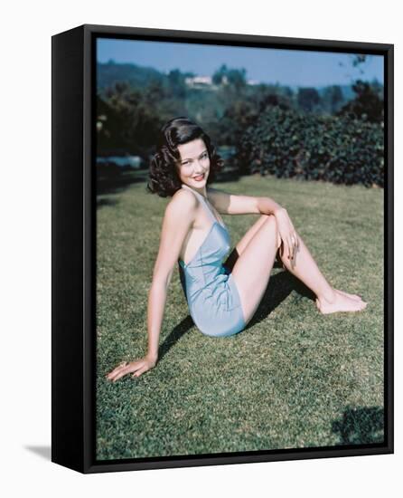 Gene Tierney-null-Framed Stretched Canvas