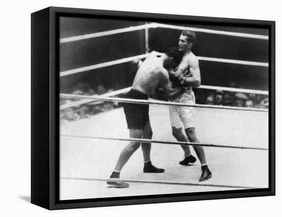 Gene Tunney-Jack Dempsey Boxing Match or the 'Long Count Fight' of Sept. 22, 1927-null-Framed Stretched Canvas