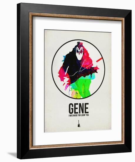 Gene Watercolor-David Brodsky-Framed Art Print