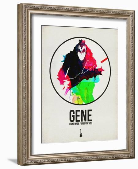 Gene Watercolor-David Brodsky-Framed Art Print