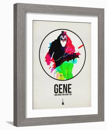 Gene Watercolor-David Brodsky-Framed Art Print