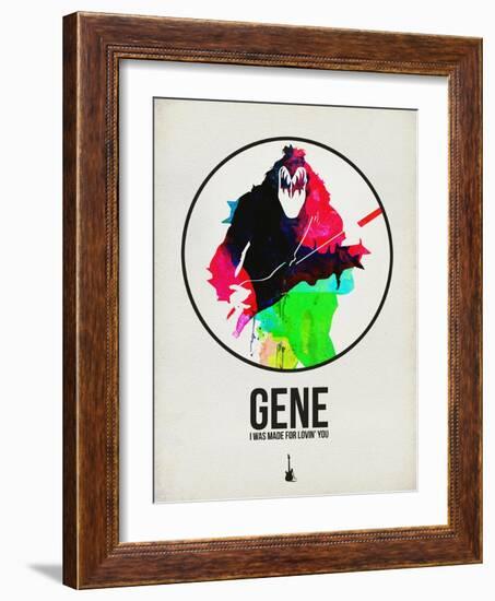 Gene Watercolor-David Brodsky-Framed Art Print