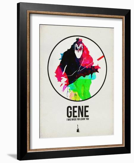 Gene Watercolor-David Brodsky-Framed Art Print