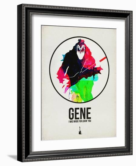 Gene Watercolor-David Brodsky-Framed Art Print