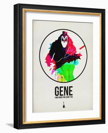 Gene Watercolor-David Brodsky-Framed Art Print