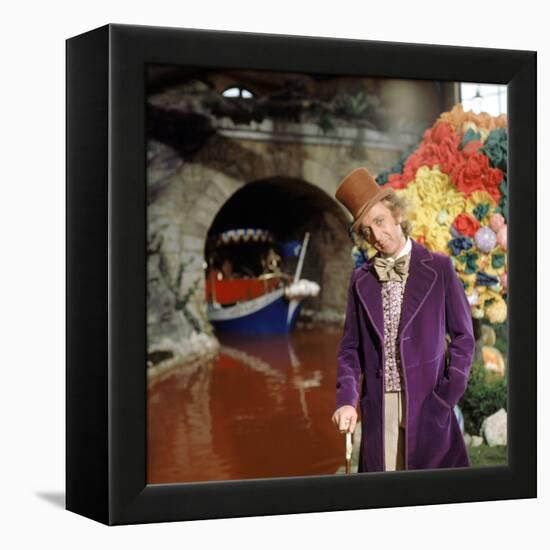 Gene Wilder. "Willy Wonka and the Chocolate Factory" [1971], Directed by Mel Stuart.-null-Framed Premier Image Canvas