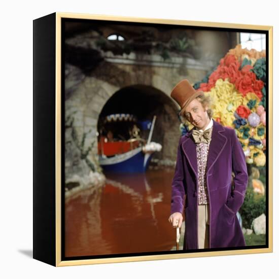 Gene Wilder. "Willy Wonka and the Chocolate Factory" [1971], Directed by Mel Stuart.-null-Framed Premier Image Canvas